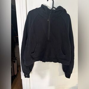 Lululemon Athletica Black Scuba Women's Hoodie Sweater size Medium/Large